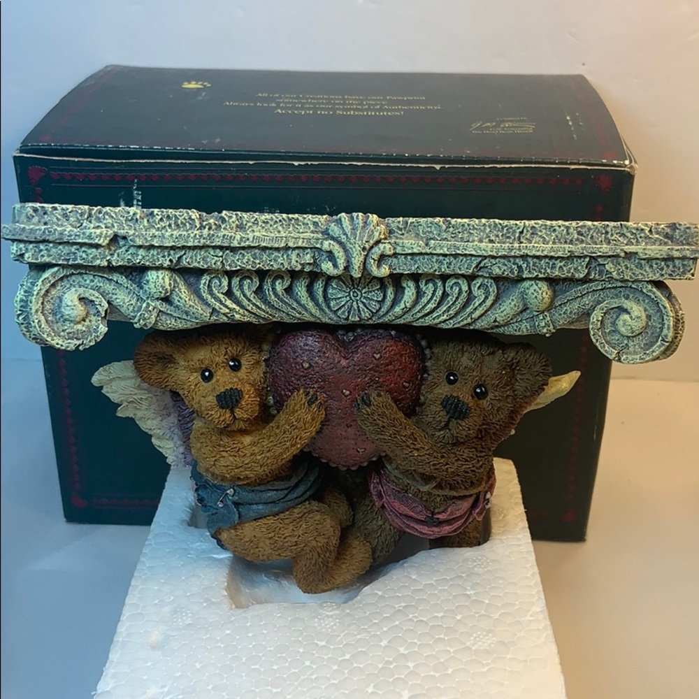 Vintage Boyds Bears - Wall Shelf - Angels Fly High - Picture 2 of 4